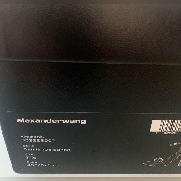 Alexander Wang Dahlia 105 Sandal in Oxford - Picture 11 of 12